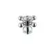 KLUDI-Ersatzteil-Kreuzgriff-mit-Haube-Beschriftung-HOT-chrom-7530105-00 gallery number 1